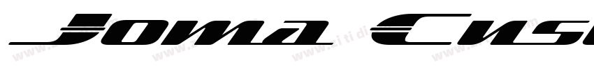 Joma Custom Sans字体转换